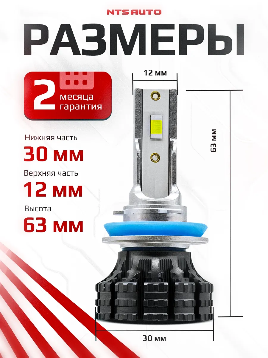 Светодиодные лампы S5 H8/H9/H11/H16 
