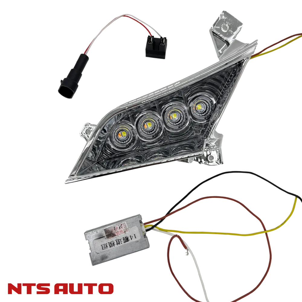 Маска-отражатель в замен штатных на TOYOTA PRADO 2014-2016 с ДХО