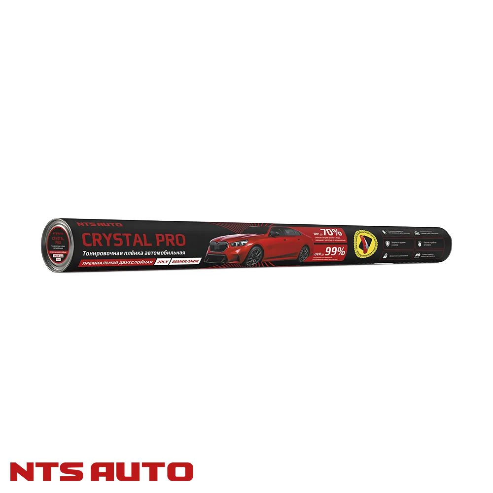 Тонировочная пленка в тубусе 2 мил 50% 0,5мX3м серия CRYSTAL PRO