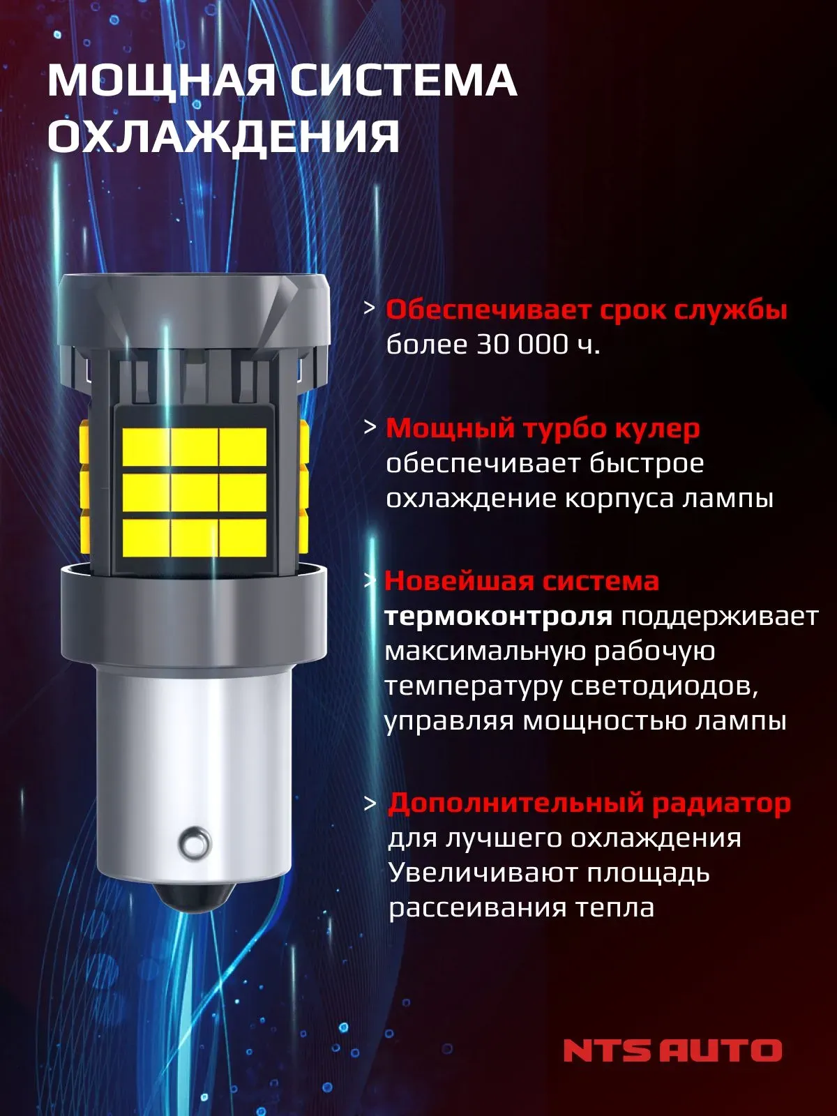 P21W/1156-2835-36 12-24V БЕЛЫЙ