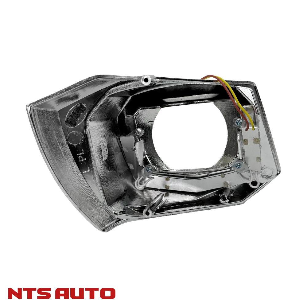 Маска-отражатель в замен штатных на VOLKSWAGEN POLO V 2009-2015 хром с ДХО