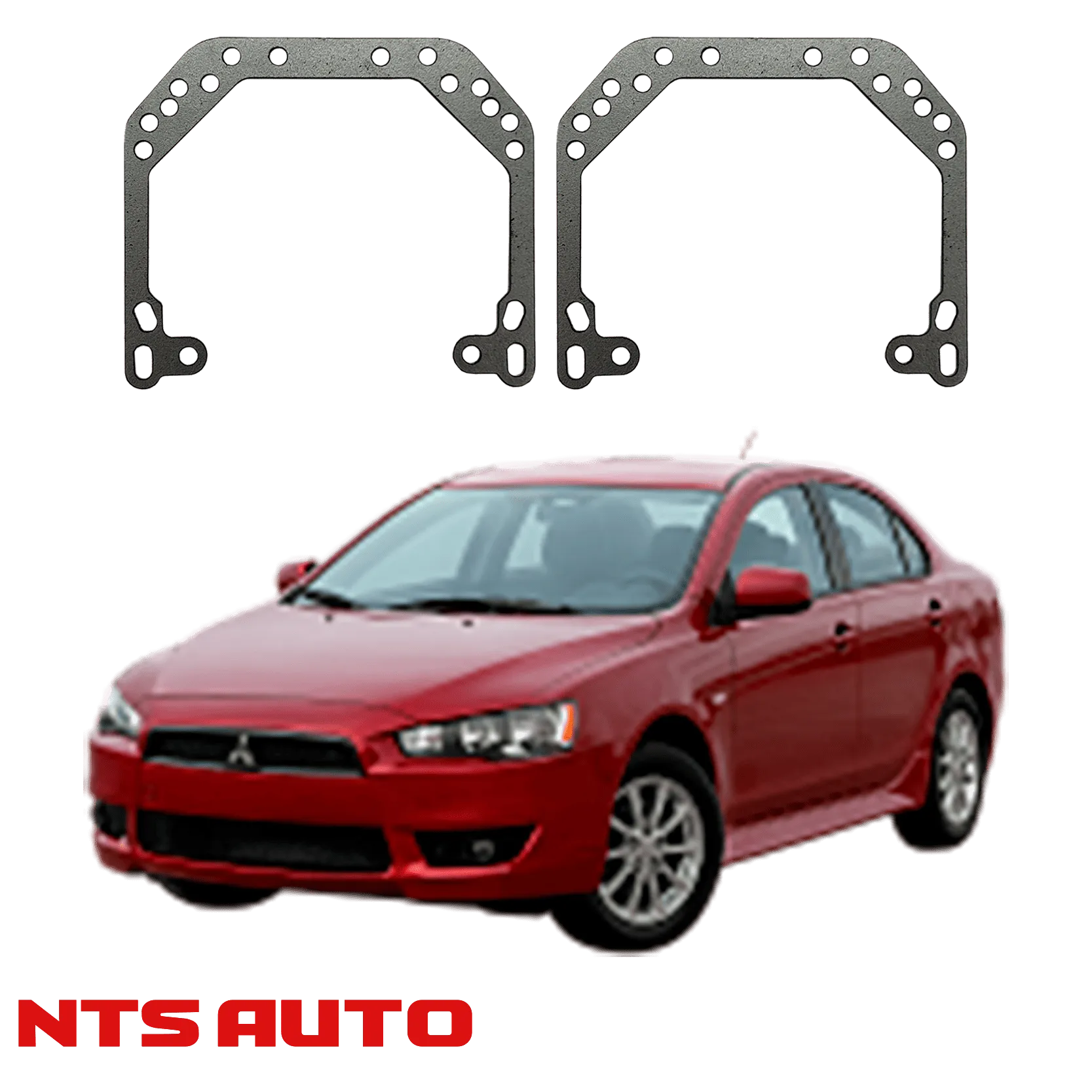 Переходные рамки для Mitsubishi Lancer X (2007-2015)