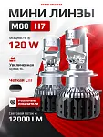 Светодиодная мини лампа-линза M80 H7 120W